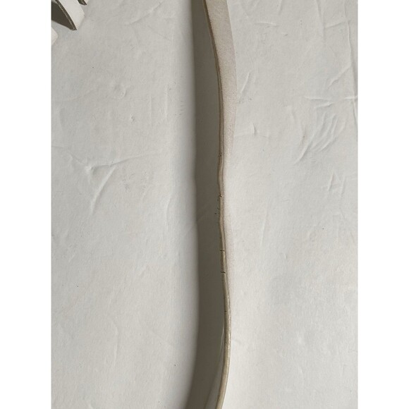 Dooney & Bourke Christa Drawstring Crossbody Bag White Leather Fringe Bucket - Picture 9 of 12